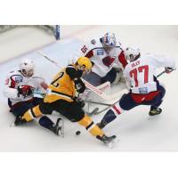 Wheeling Nailers battle the South Carolina Stingrays