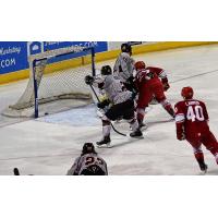 Allen Americans score against the Kansas City Mavericks