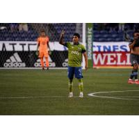Seattle Sounders FC forward Raul Ruidiaz