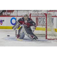 Vancouver Giants goaltender Trent Miner vs. the Kamloops Blazers