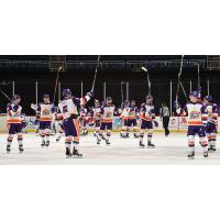 Orlando Solar Bears react after a win