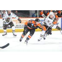 Lehigh Valley Phantoms left wing Ryan Fitzgerald vs. the Hershey Bears