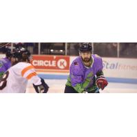 South Carolina Stingrays in their Nickelodeon Rugrats Night jerseys