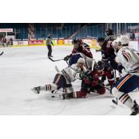 Vancouver Giants battle the Kamloops Blazers