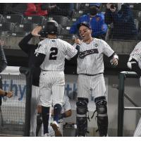 Somerset Patriots Donny Sands and Diego Castillo