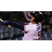 Greyson Jenista of the Mississippi Braves