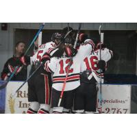 Aberdeen Wings celebrate a goal