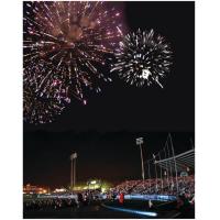 Fireworks over FirstEnergy Stadium, home of the Reading Fightin Phils