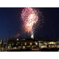 Fireworks over FirstEnergy Stadium, home of the Reading Fightin Phils