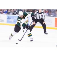 Max Fortunus with the Texas Stars