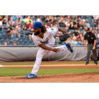 Tulsa Drillers starting pitcher Andre Jackson delivers a pitch