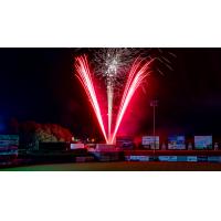 Fireworks at FirstEnergy Park, home of the Jersey Shore BlueClaws
