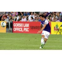 Louisville City FC midfielder Tyler Gibson