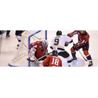 South Carolina Stingrays goaltender Hunter Shepard vs. the Wheeling Nailers