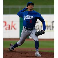 Gerardo Carrillo of the Tulsa Drillers pitched a dominant 5.1 innings to earn his first win of the season