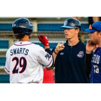 St. Cloud Rox outfielder Nate Swarts