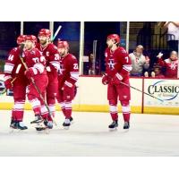 Allen Americans celebrate a goal