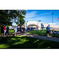 Fans arrive for a St. Cloud Rox game