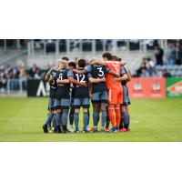 Louisville City FC huddle