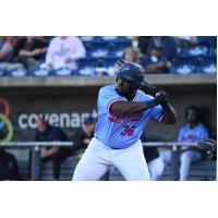 Pensacola Blue Wahoos first baseman Lazaro Alonso