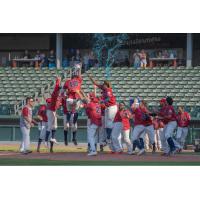 Kansas City Monarchs celebrate another walk-off win