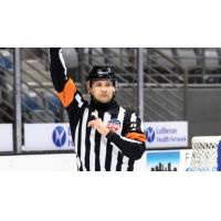 ECHL referee Sean MacFarlane