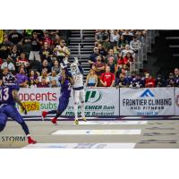Sioux Falls Storm contest a pass against the Frisco Fighters