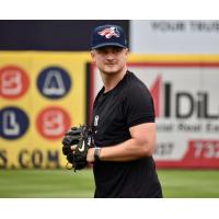 Pitcher Clarke Schmidt with the Somerset Patriots