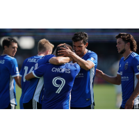 San Jose Earthquakes celebrate Chofis' game-winning goal
