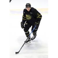 Forward Ty Thorpe with the Brandon Wheat Kings
