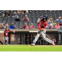 Kansas City Ryan Grotjohn against the Chicago Dogs