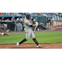 Sal Giardina connects for the Long Island Ducks