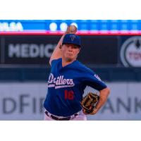 Tulsa Drillers pitcher Gus Varland suffered the loss in Thursday's defeat, allowing two earned runs in 3.0 innings