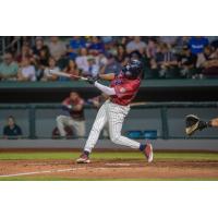 Darnell Sweeney hit a solo home run for the Kansas City Monarchs in the 8th