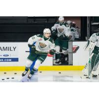 Max Graham with the Everett Silvertips