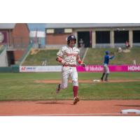 Ryan Grotjohn of the Kansas City Monarchs rounds the bases vs. Houston