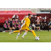 NJ/NY Gotham FC goalkeeper Kailen Sheridan vs. the Chicago Red Stars