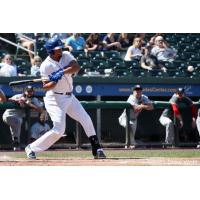 Kevonte Mitchell continued to swing a hot bat for the New York Boulders with three more hits, including ta three-run eighth inning home run