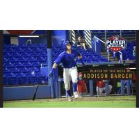 Addison Barger of the Dunedin Blue Jays
