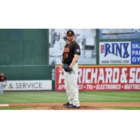 Long Island Ducks pitcher Scott Harkin