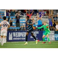 Colorado Springs Switchbacks FC forward Hadji Berry vs. Real Monarchs SLC