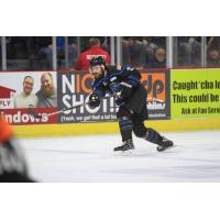 Defenseman Ben Boukal with the Quad City Storm