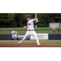 Rome Braves on the mound