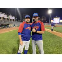 High Point Rockers manager Jamie Keefe (left) and assistant coach Billy Horn