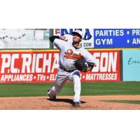 Long Island Ducks pitcher Matt Vogel