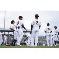 Charleston RiverDogs warm up