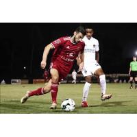 Phoenix Rising FC with possession against LA Galaxy II