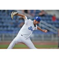 Biloxi Shuckers pitcher Ethan Small