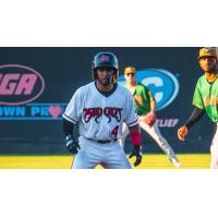 Felix Valerio with the Carolina Mudcats