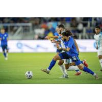 Rio Grande Valley FC forward Christian Sorto with El Salvador